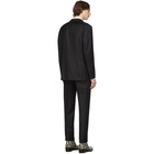 Eidos Black Wool Two-Button Suit