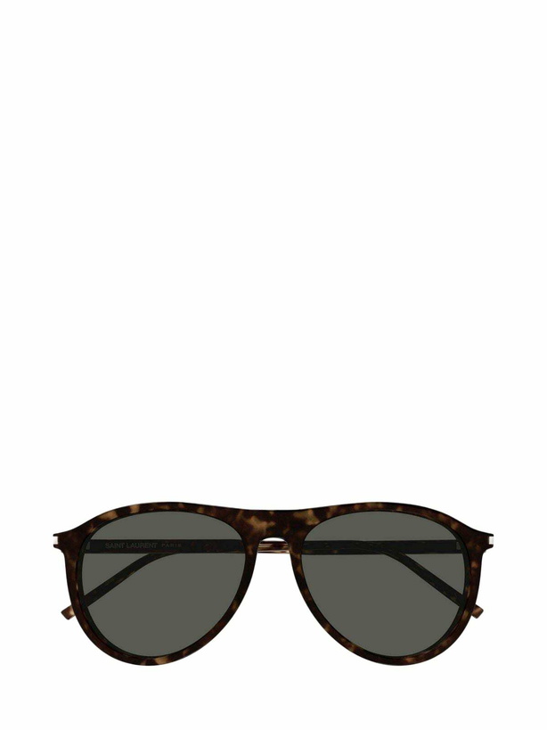 Photo: Saint Laurent Eyewear Aviator Frame Sunglasses