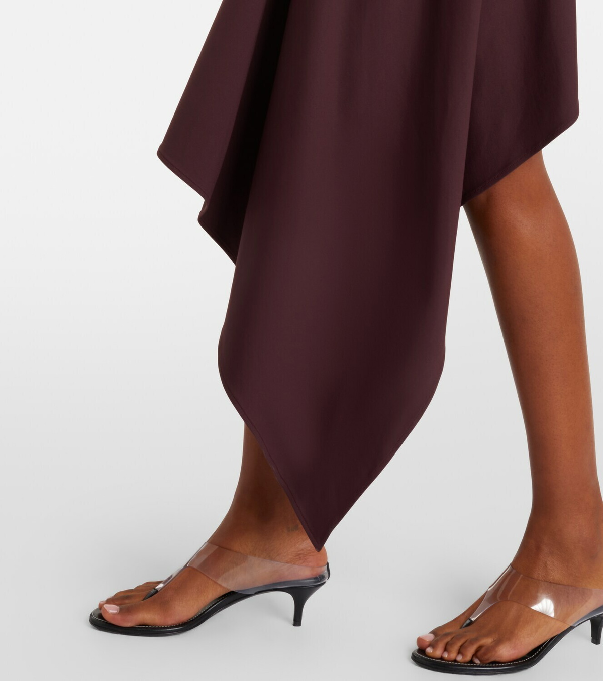 Magda Butrym Floral-appliqué draped miniskirt