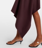 Magda Butrym Floral-appliqué draped miniskirt