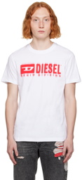 Diesel White T-Diegor-L6 T-Shirt