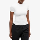Adanola Women's Short Sleeve Top in White