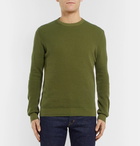 Loro Piana - Garment-Dyed Ribbed Cashmere Sweater - Men - Green