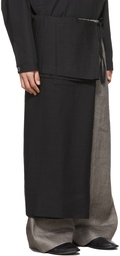 Jan-Jan Van Essche Black #1 Wrap Skirt