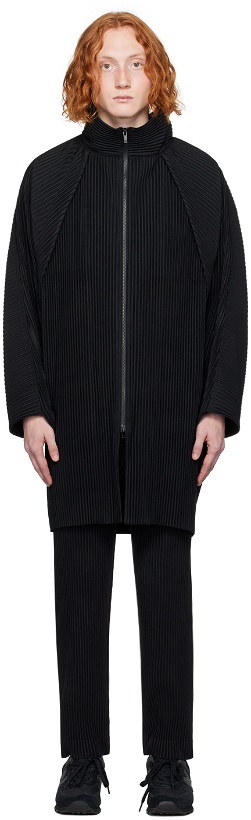 Photo: HOMME PLISSÉ ISSEY MIYAKE Black Monthly Color September Coat