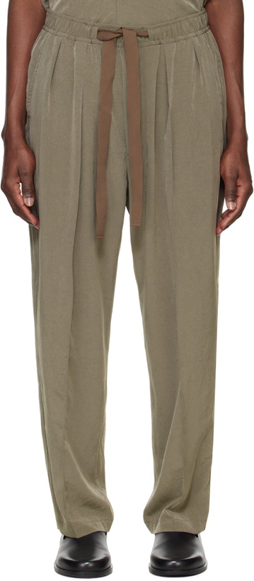 Photo: RAINMAKER KYOTO Taupe Easy Trousers