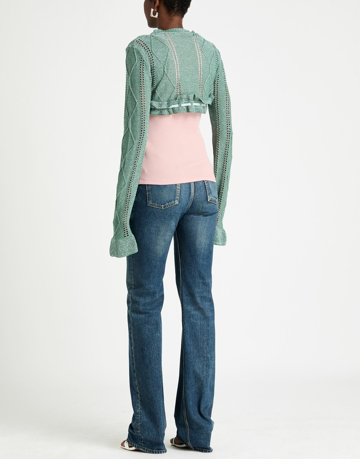 Cormio Womens Sweater in Sage green
