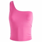 Girlfriend Collective Women's One Shoulder Bianca Tank in Ultraviolet