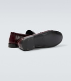 Saint Laurent Le Loafer eel leather penny loafers