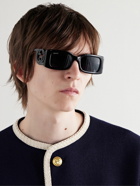 Gucci Eyewear - Rectangle-Frame Acetate Sunglasses
