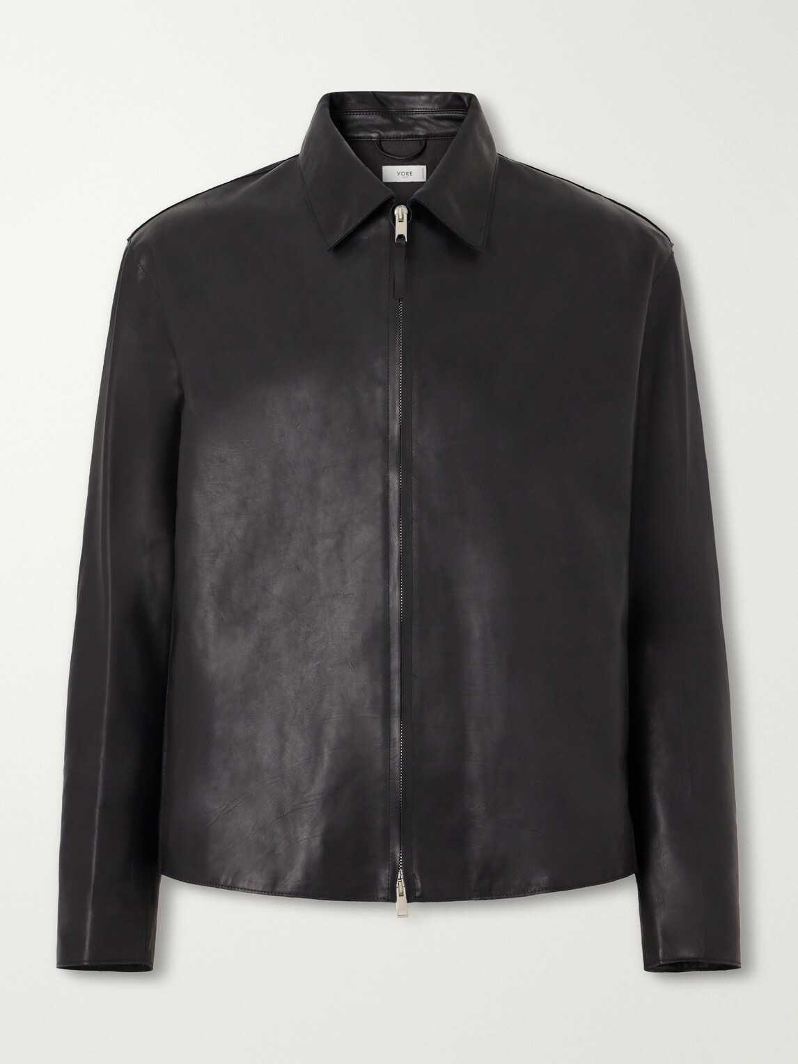 YOKE - Leather Jacket - Black