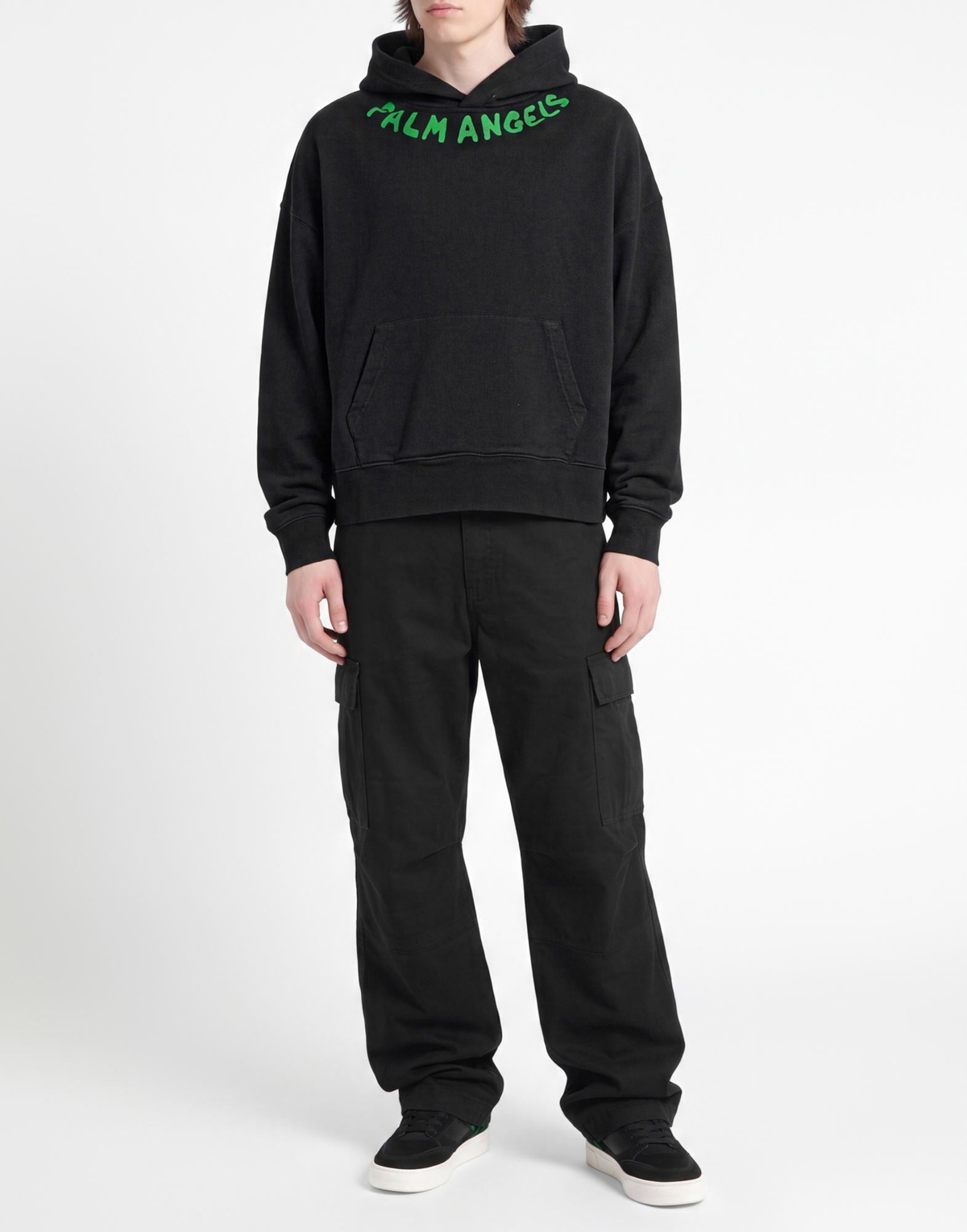 Palm Angels Mens Sweatshirt in Brown