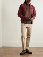 Officine Générale - Benny Pigment-Dyed Lyocell and Cotton-Blend Jersey T-Shirt - Brown