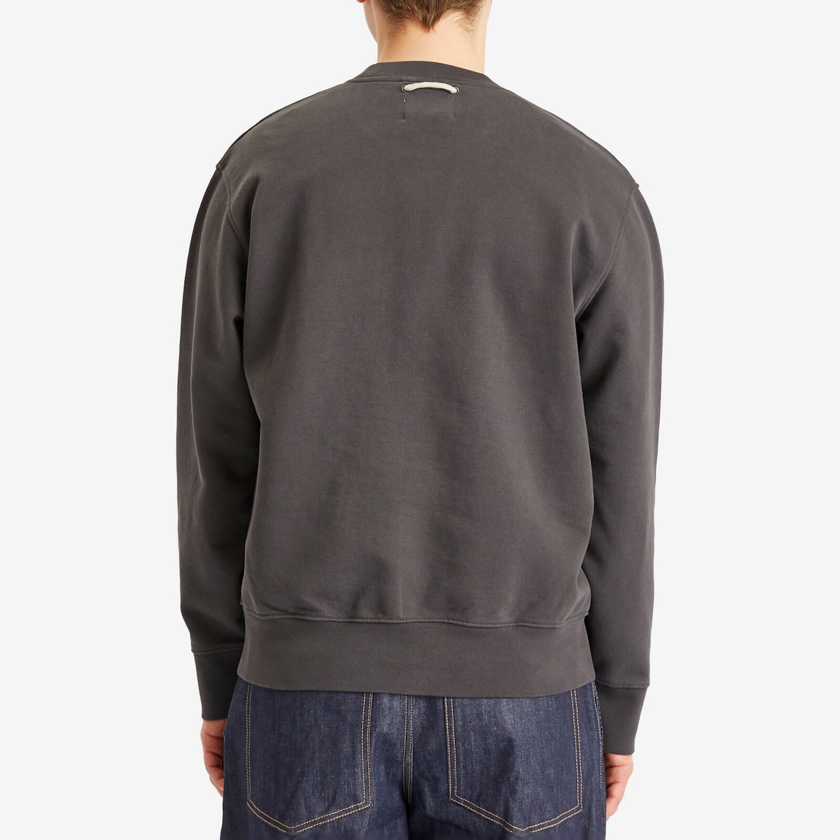 Folk Men's Anniversary Crew Sweatshirt in Soft Black
