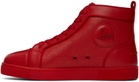 Christian Louboutin Red Louis Orlato Sneakers