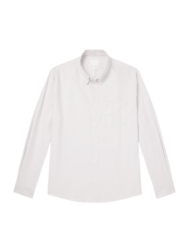 Photo: A.P.C. - Button-Down Collar Striped Cotton Shirt - Neutrals