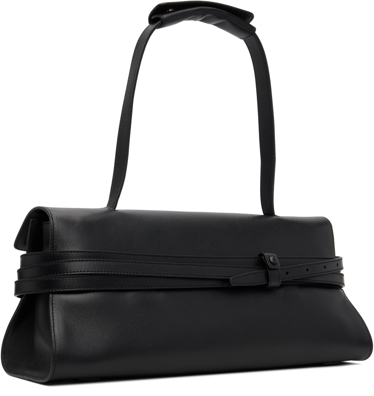 Moschino Black 'Tie Me' Shoulder Bag