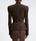 De La Vali Vega cotton velvet jacket