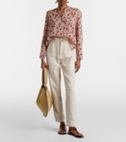 Marant Etoile Kylea broderie anglaise straight jeans
