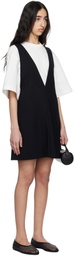 Carven Navy Wool Minidress