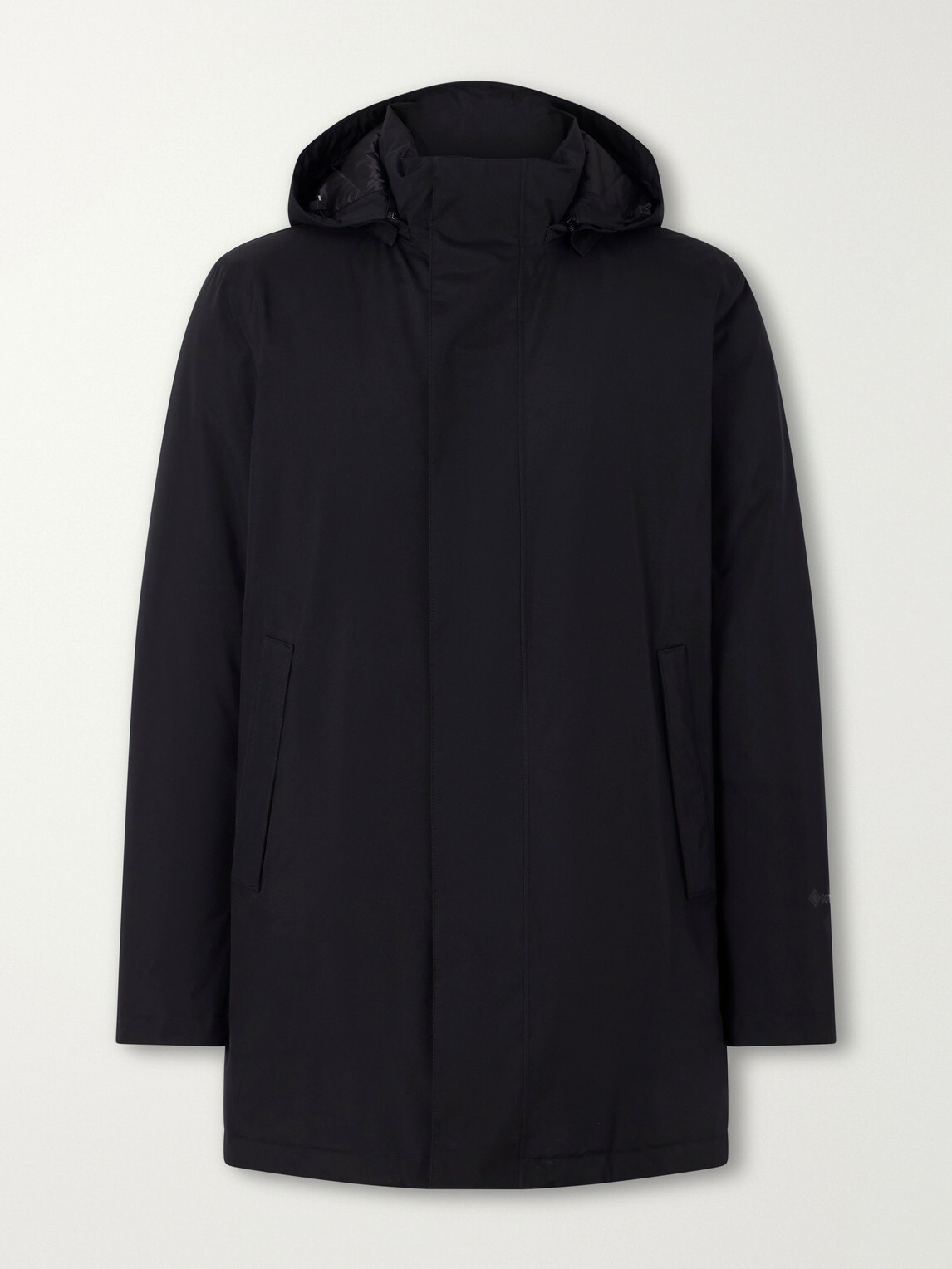 Herno - Shell Hooded Down Parka - Black