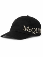 Alexander McQueen - Logo-Embroidered Cotton-Twill Baseball Cap - Black