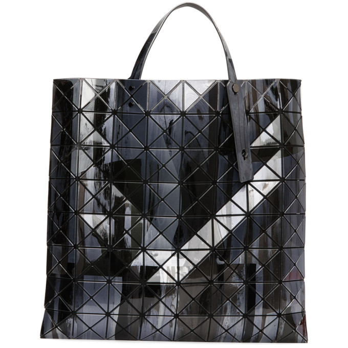 Bao Bao Issey Miyake Black Gravity Paint Tote Bao Bao Issey Miyake