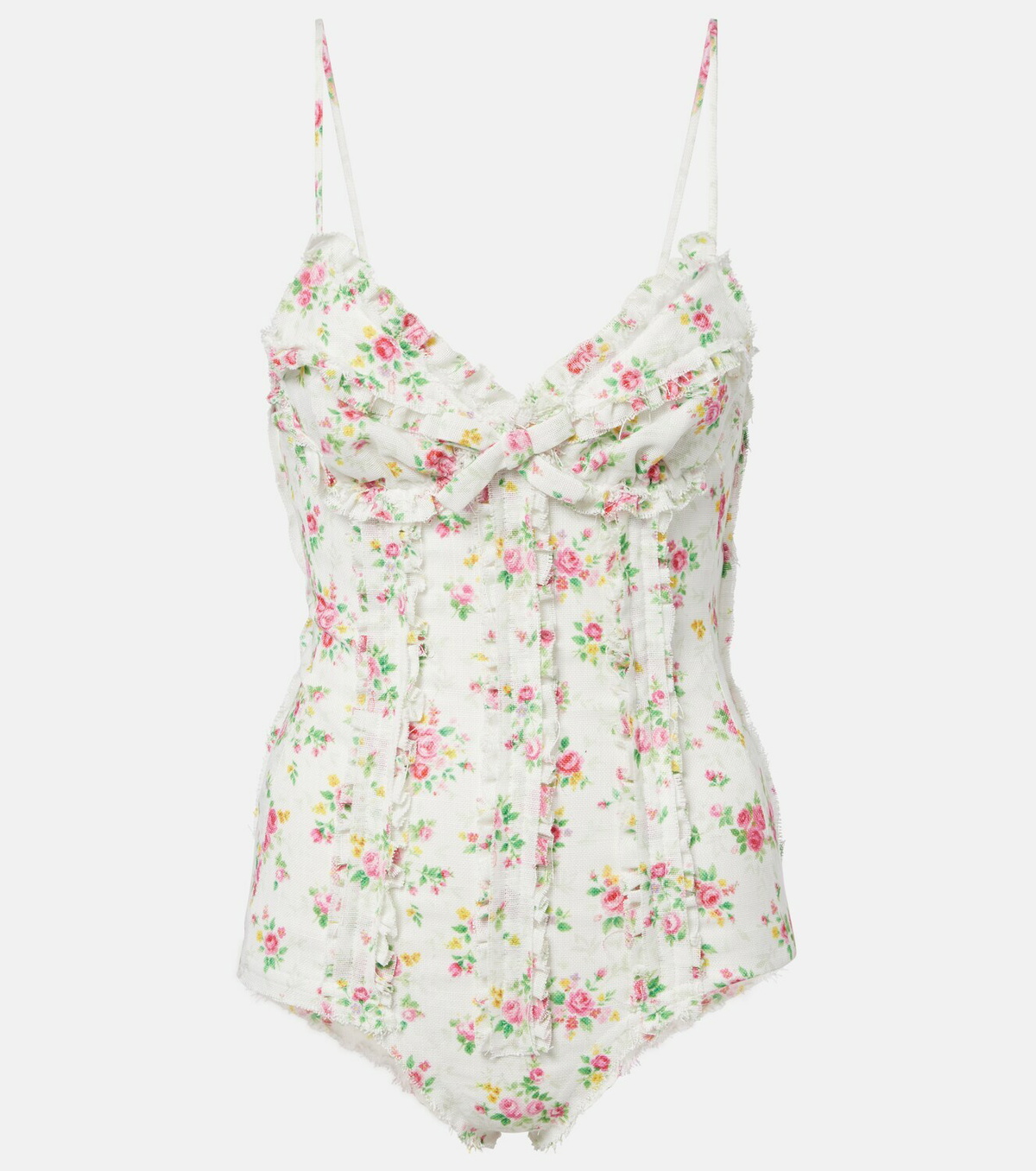 Shushu/Tong Floral bodysuit