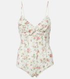 Shushu/Tong Floral bodysuit