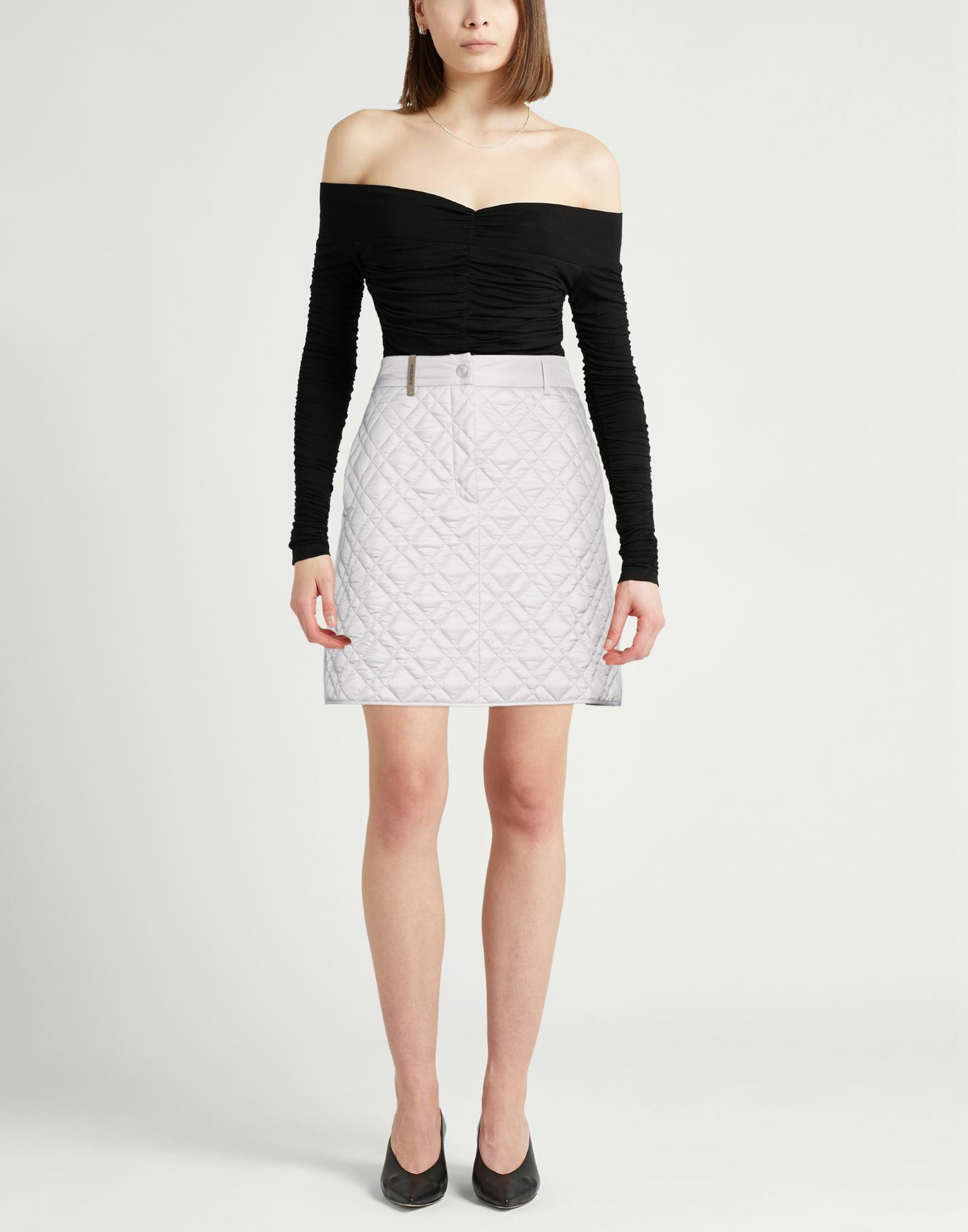 Peserico Womens Mini skirt in Grey