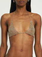 ZIAH Beaded Triangle Bikini Top