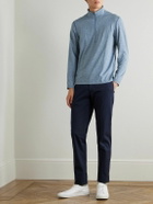 Lululemon - Slim-Fit Stretch Recycled-Jersey Half-Zip Top - Blue