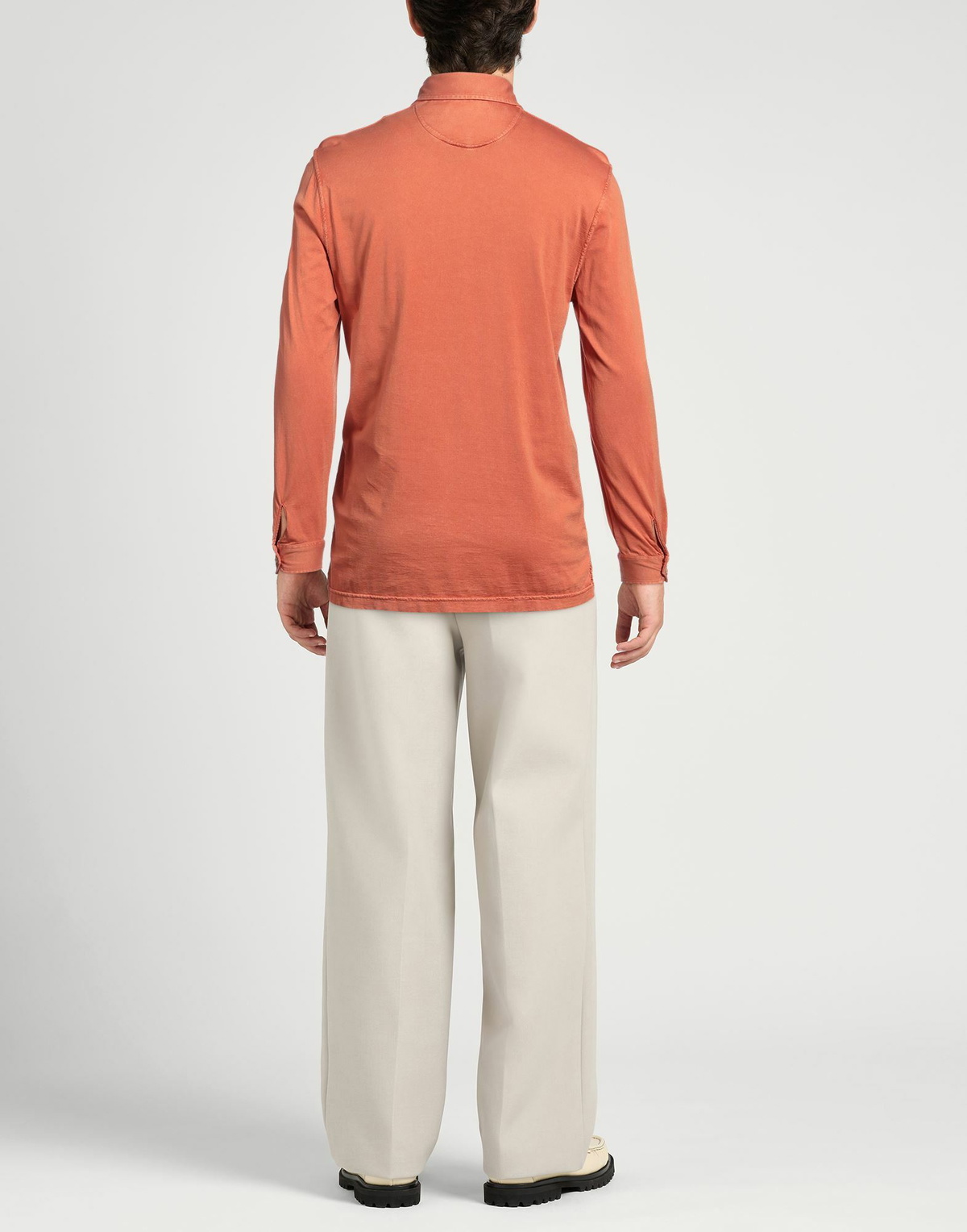 Fedeli Mens Polo shirt in Orange