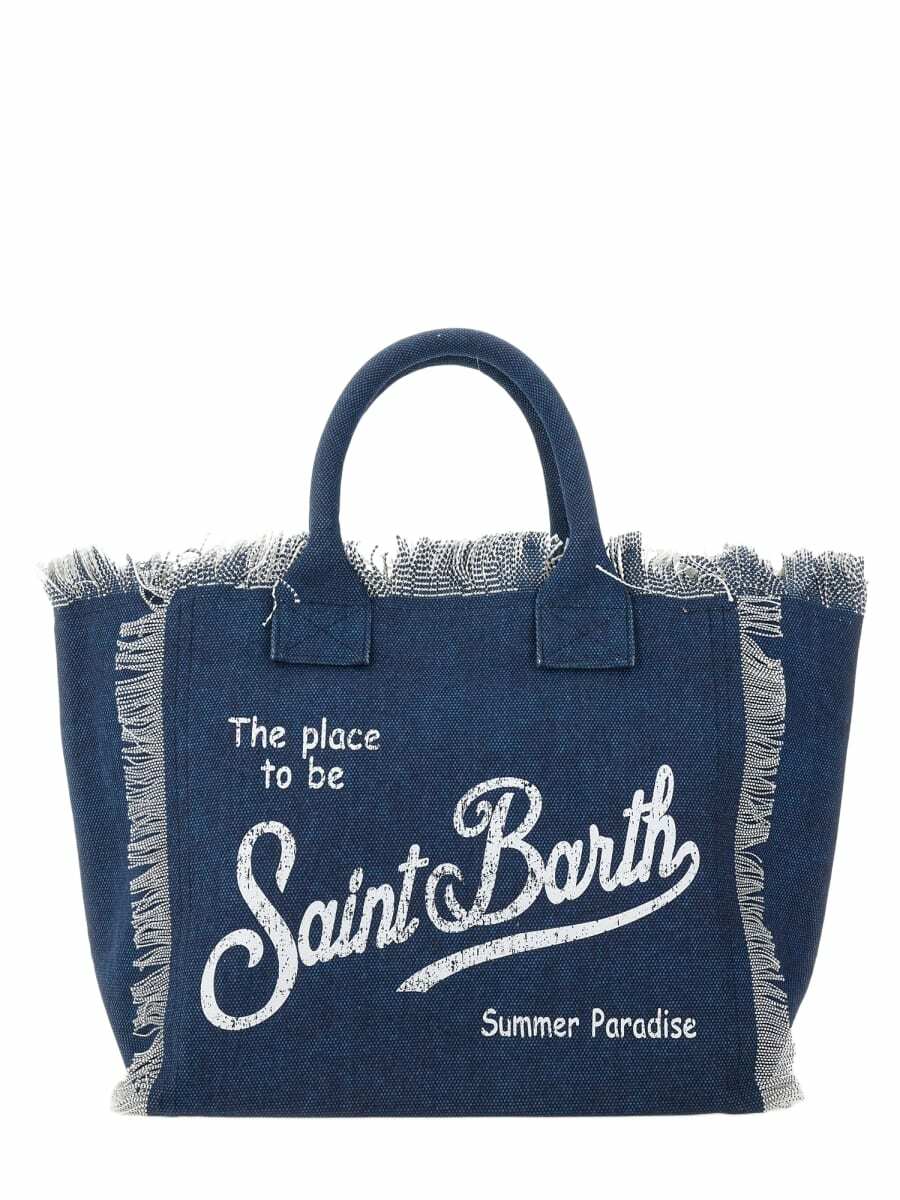 MC2 Saint Barth Logo Print Shopper Bag
