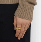 Fendi - Gold-Tone and Crystal Ring - Gold