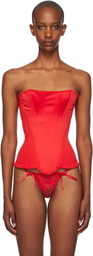 Agent Provocateur Red Scarlie Corset
