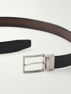 Officine Creative - OC Strip/104 Reversible Leather Belt - Black