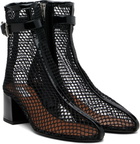 ALAÏA Black Fishnet 55 Boots