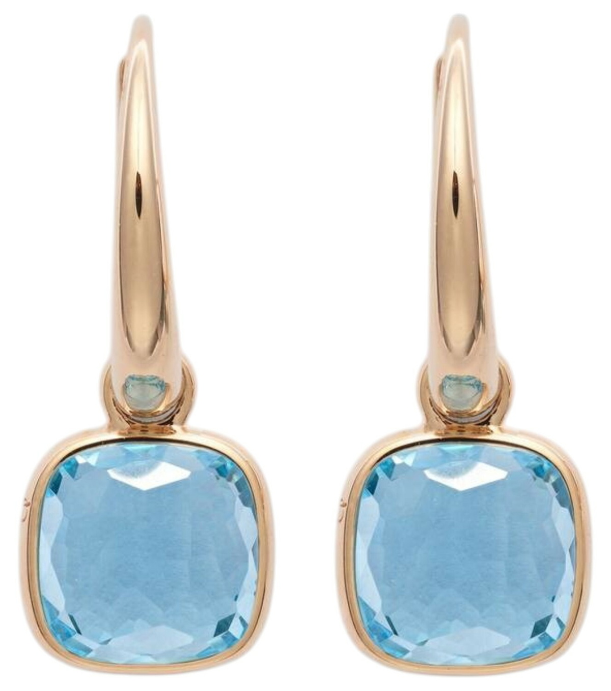 ★POMELLATO★Nudo Petit 18kt gold earrings with topaz Pomellato Nudo Petit Earrings | Pomellato Online Boutique US