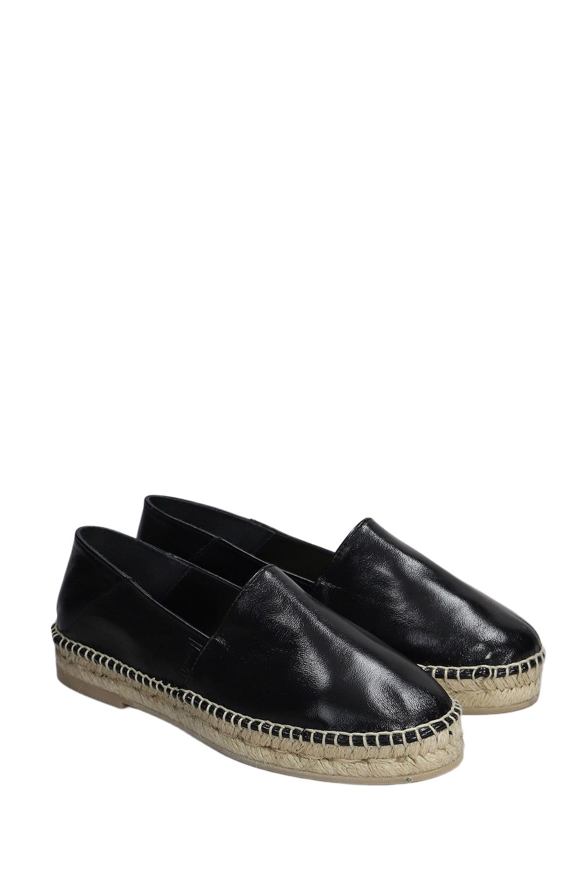 Ami Alexandre Mattiussi Espadrilles In Black Leather