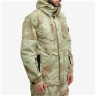 Stone Island Men's Grid Camo Hooded Jacket in Natural Beige