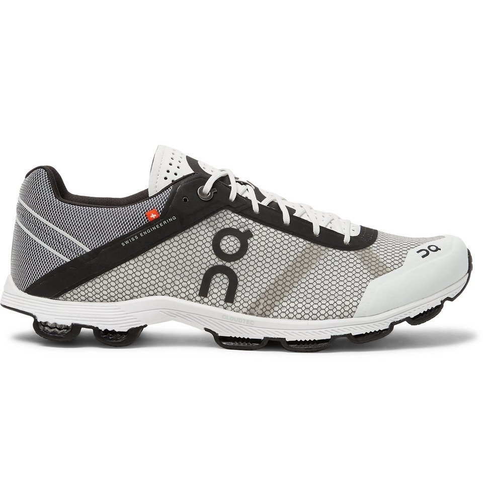 On - Cloudrush Mesh Running Sneakers - Gray On