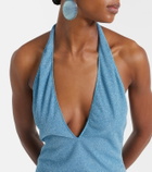 Oséree Lumière halterneck maxi dress