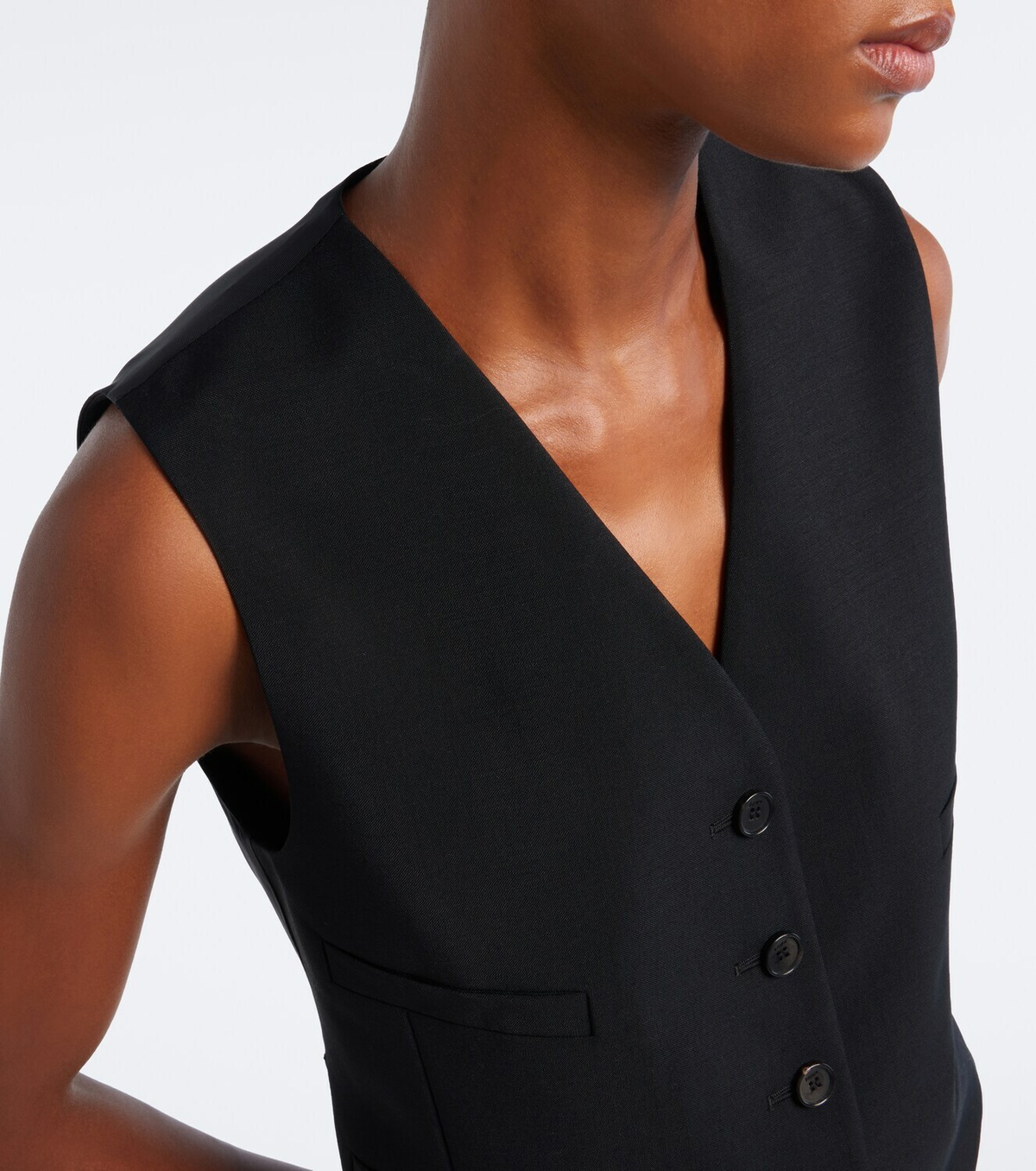 Fendi Mohair and wool vest