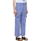 Jacquemus Blue Le Pantalon Cueillette Trousers