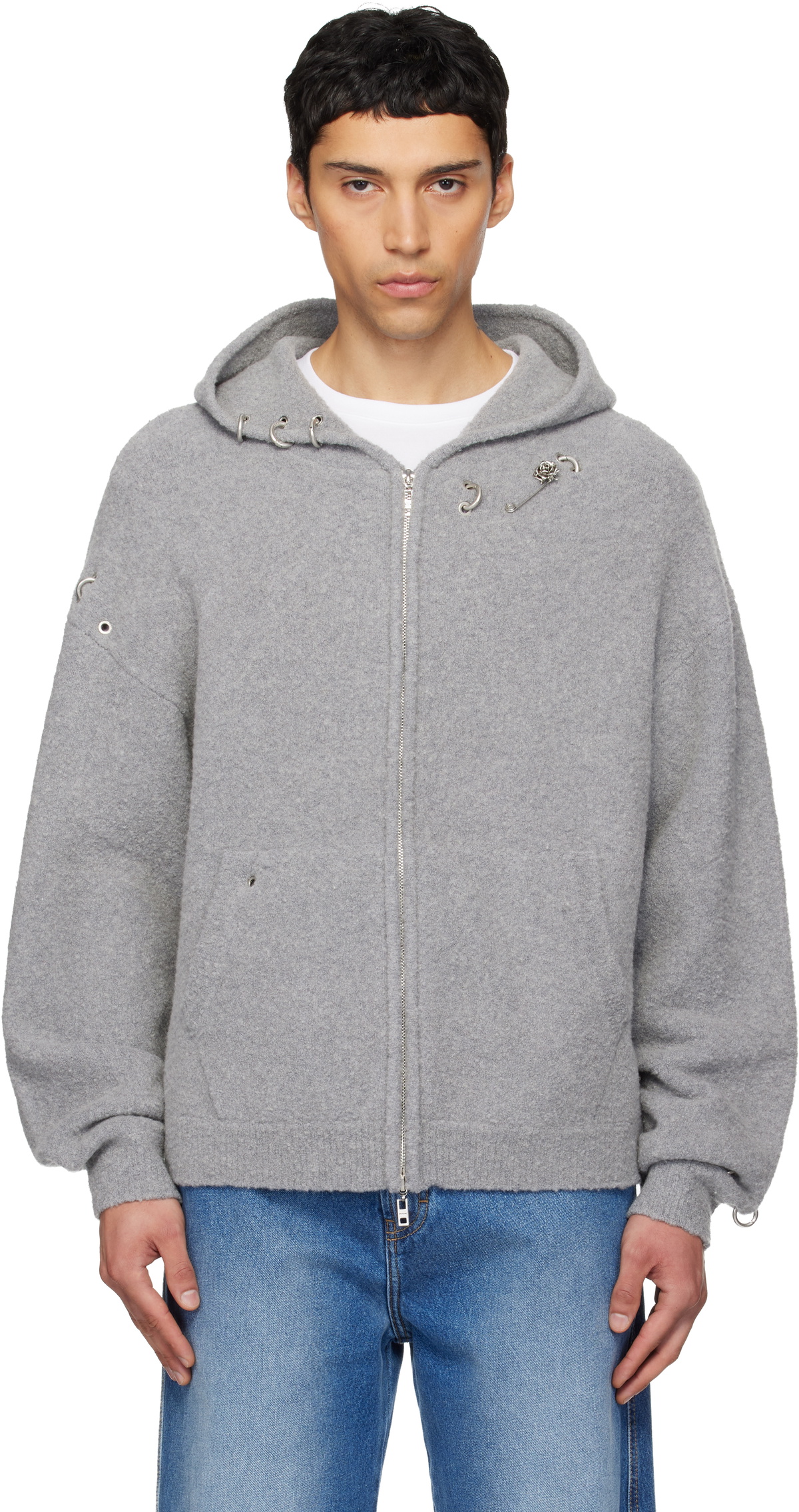 iggy - Merch Table Printed Cotton-Jersey Hoodie - Black iggy