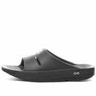 TAKAHIROMIYASHITA TheSoloist. Men's OOFOS Way Of Life Slide in Black