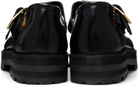 Ernest W. Baker Black T-Bar Loafers