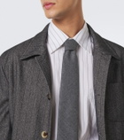 Brunello Cucinelli Pinstriped cotton poplin shirt