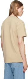 Givenchy Beige 'Givenchy Paris' Cotton T-shirt